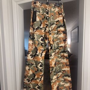 American Bazi Camouflage Boot Cut Pants